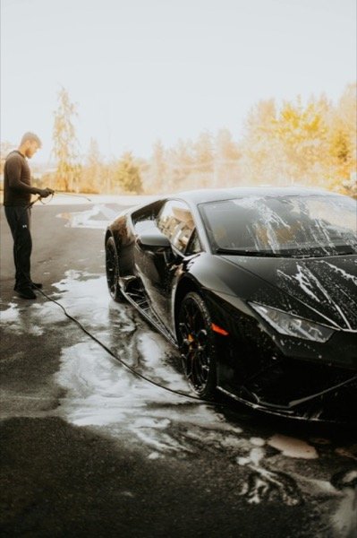 Car washing and foam