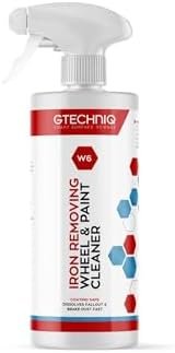 Gtechniq W6 Iron Removing Wheel & Paint Cleaner for Cars 500ml | Removes Iron...