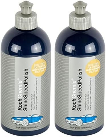 Koch Car Polisher, Shine Speed Polish High Gloss 500ml, Professional Abrasive...