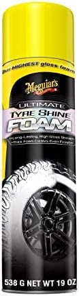 Meguiar's G210419EU Ultimate Tyre Shine Foam 538 ml, High Gloss & Long Lasting...