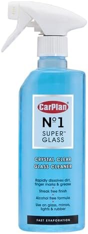 CarPlan No.1 Super Glass Car Glass Cleaner, 600 ml