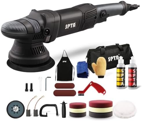 SPTA Car Polishing Machine, 900 W Eccentric Polisher, 6 Variable Speed, with...