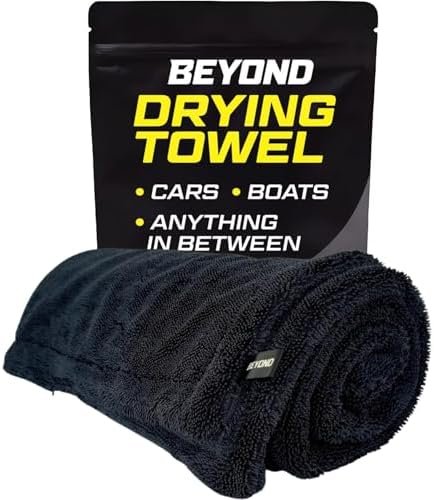Beyond Drying Towel - Super Absorbent Large Premium Microfiber Detailing Towel... (Beyond Braid)