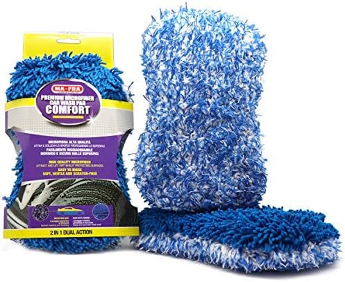 Ma-Fra, Comfort Car Wash Pad, Dual Action Microfibre Cloth, Removes General and... (Mafra)