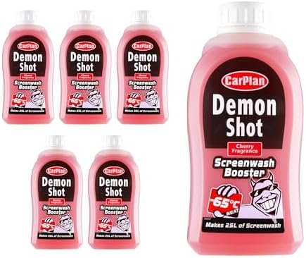 CarPlan Demon Shot Screenwash Booster, 500ml (Pack of 6)