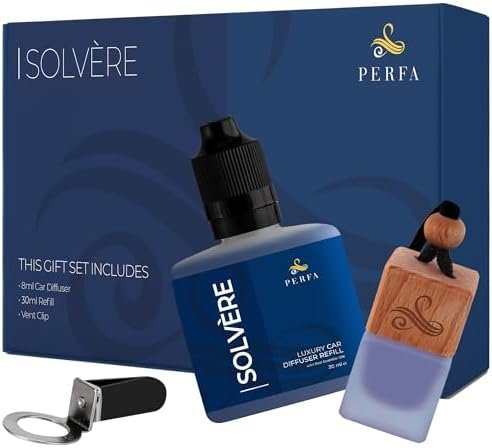 Savage Gift Set with Refill Bottle | Car Scents Air Freshener Fragrance |... (Perfa)