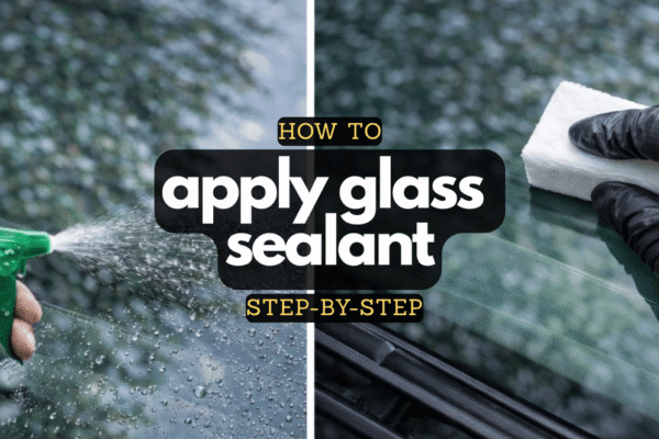 apply glass sealant to car windows