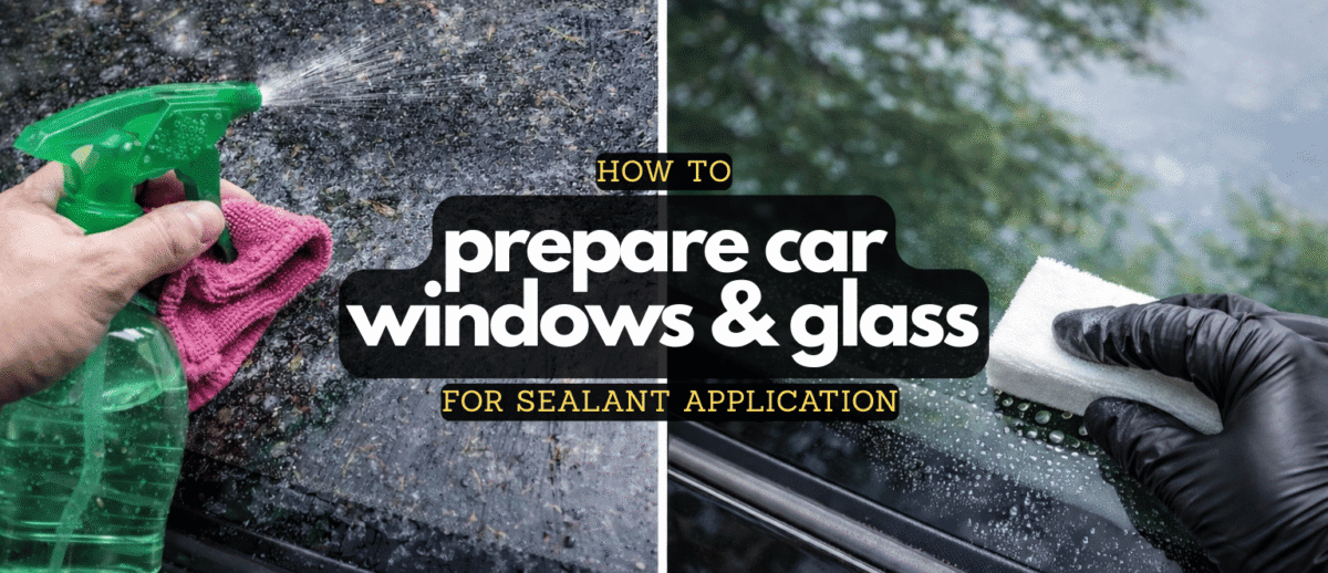 Prepping windows for sealant