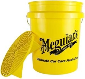 Large Yellow Car Wash Bucket (Meguiar’s)