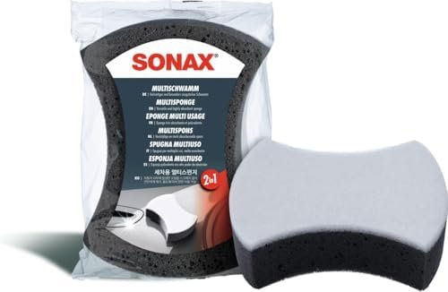 SONAX Multisponge (1-Piece) Versatile and highly absorbent sponge for car wash...