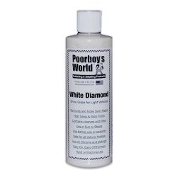 Poorboys White Diamond Show Glaze Car Polish & 1 Applicator Pad (Roaduserdirect)