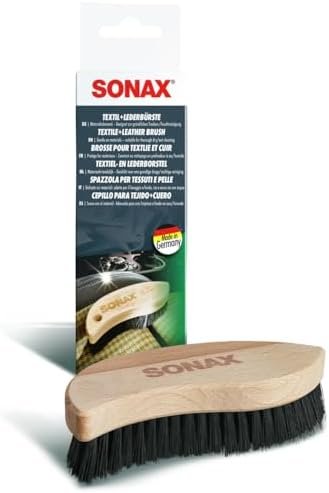 SONAX TEXTILE & LEATHER BRUSH (1 piece) - for the dry and wet cleaning of...