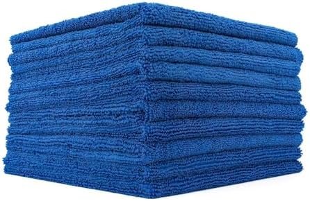 The Rag Company - Edgeless 365 Microfiber Towels (10-Pack) Premium 70/30 Blend,...