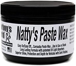 Poorboy's World PB-NPBLK08 Nattys Carnauba Paste Wax, Black,235ml