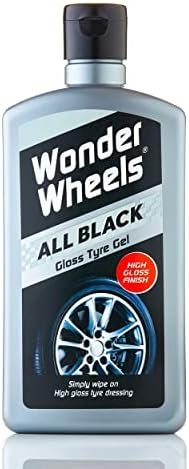Wonder Wheels All Black Gloss Tyre Gel 500ml