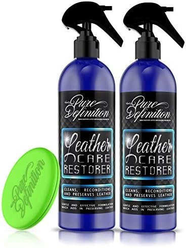 Pure Definition Car Leather Cleaner, Clean Restore Preserve, Interior Leather...