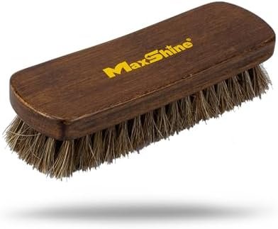 Maxshine Universal Natural Fine Horse Hair Brush – Sturdy Yet Soft Bristles...
