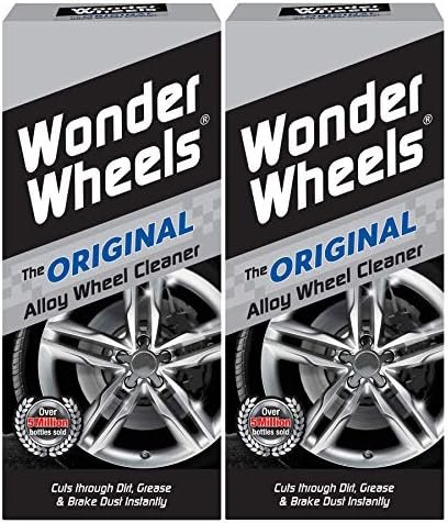 Wonder Wheels Alloy Wheel Cleaner Kit 500ml x 2 - Removes Dirt, Grease, Brake...