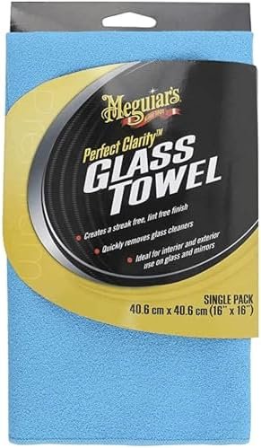 MEGUIAR'S X190300 Perfect Clarity Glass Cloths (Pack of 1)