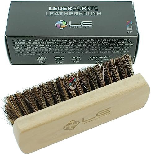 Liquid Elements Leather Brush Textile Cleaning Brush Car Cleaning