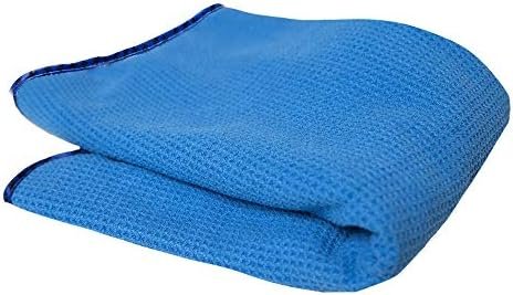 Chemical Guys MIC708 Waffle Weave Glass and Windor Microfiber Towel, Great for...