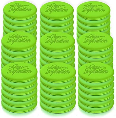 Pure Definition 50 X FOAM WAX POLISH APPLICATOR PADS - THICK GREEN FOAM PAD