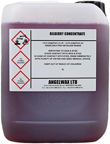 Angelwax Bilberry Wheel Cleaner 5L - Concentrated Powerful Alloy Wheel Cleaner...