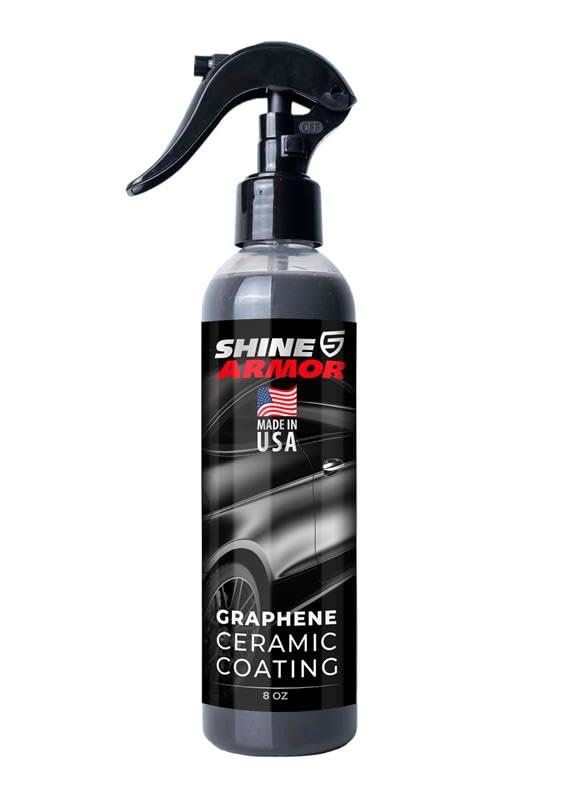 SHINE ARMOR Graphene Ceramic Coating Spray Highly-Concentrated for Vehicle...