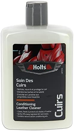 Holts Leather Cleaner & Conditioner with Natural Lanolin – Cleans, Nourishes...