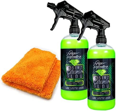 Pure Definition Si02 Ceramic Glow Car Ceramic Coating Protection Spray Vehicle...