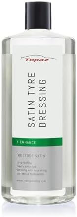 Topaz Detailing Topaz Satin Car Tyre Dressing, Rubber Protector, Restorer & Detailing Solution,...