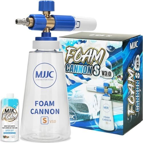 MJJC Foam Cannon S V3.0 (Thicker Snow Foam Technology) with 1/4 Inch Quick...
