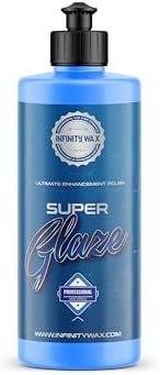 Infinity Wax Super Glaze 500ml High Gloss Non-Abrasive Polish and Glaze for...
