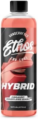 Ethos Handcrafted Car Care Hybrid Ceramic Rinseless Wash - Spot Free Rinse for... (Ethos Car Care)