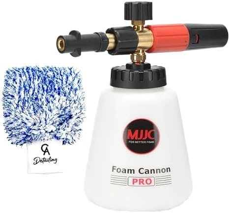 MJC Snow Foam Lance Cannon Pro V2 with Karcher Compatible Adaptor + Wash Mitt (CA Detailing)