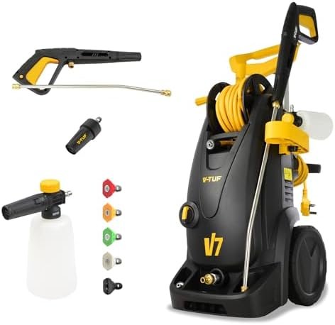 V-TUF Professional Pressure Washer V 7, Pressure: max. 195Bar, Flow Rate:...