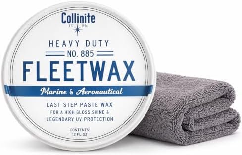 Collinite No. 885 Fleetwax Paste 16 oz (473 ml) - High Quality Wax for Boats,...