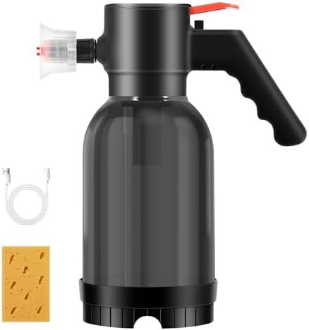 Uten Snow Foam Pump Sprayer, 2L Car Wash Foam Sprayer, USB Rechargeable with...