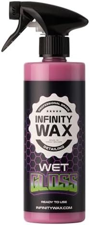 Infinity Wax Wet Gloss sealant 500ml – Instant Shine Polymer Spray & Rinse...