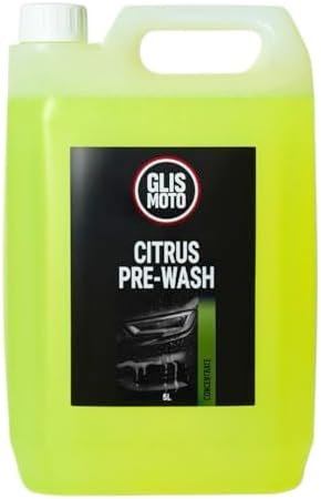 Glismoto Citrus Pre-Wash Concentrate Degreaser 5L, Heavy-Duty Car Pre-Wash...