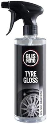 Glismoto Tyre Gloss 500ml – High-Shine Tyre Dressing for Long-Lasting Wet...