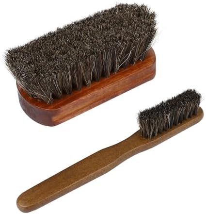 2PCS Horsehair Bristles Car Detailing Brush, Leather & Upholstery Cleaning... (Hbxdeco)