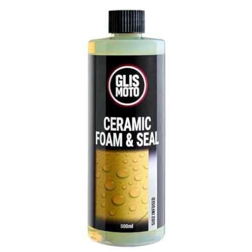 Glismoto Ceramic Foam and seal 500 ml – Spray-On, Rinse-Off Ceramic...