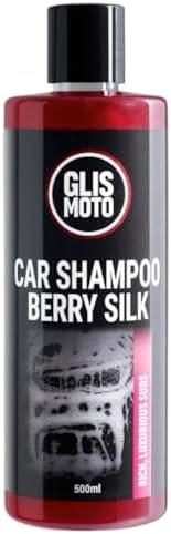 Glismoto Car Shampoo 500ml - Berry Silk Fragrance | Luxurious, High-Foaming pH...