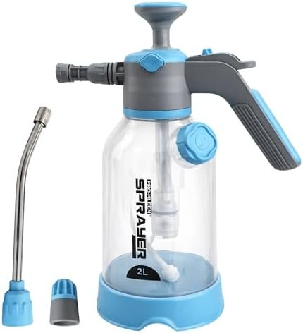 Pro-Kleen 2L Hand Pump Sprayer, Snow Foam Spray Bottle with 3 Adjustable...