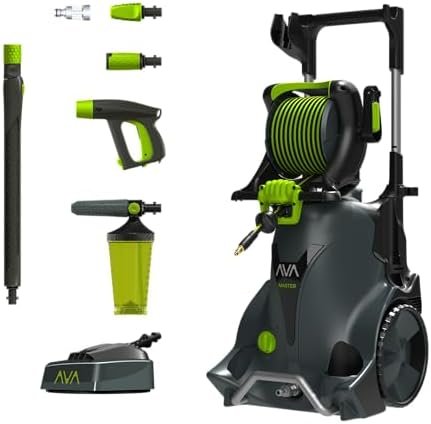 AVA Master 2.0 P70 Pressure Washer, incl Patio Cleaner, High Power Jet Washer... (AVA of Norway)