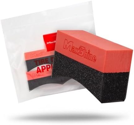 Maxshine Curved Tyre Dressing Applicator - 4 Pack