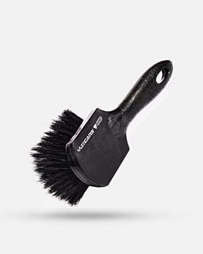 YumCars Wheel Brush | Tyre Brush 100% Natural Boars Hair | Bodywork | Engine...